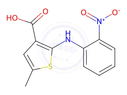 Chemical structure of Olanzapine Impurity 92
