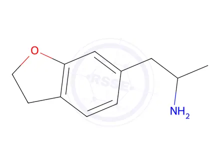 Chemical structure of 6-(2-aminopropyl)-2,3-dihydrobenzofuran