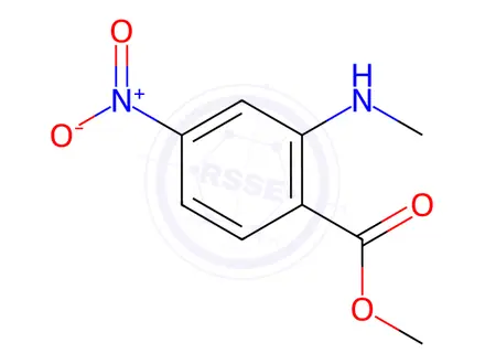 Chemical structure of Methyl 2-(MethylaMino)-4-nitrobenzoate