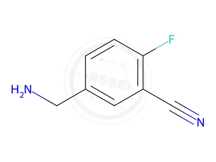Chemical structure of 5-Aminomethyl-2-fluorobenzonitrile