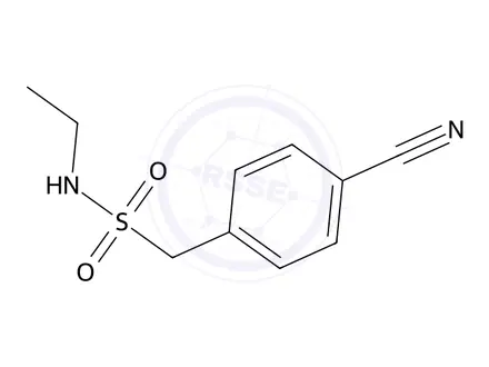Chemical structure of 1-(4-Cyanophenyl)-N-ethylmethanesulfonamide
