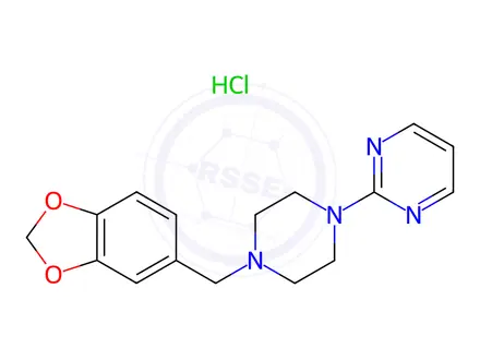 Chemical structure of Piribedil HCl