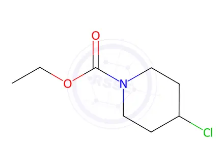Chemical structure of Ethyl 4-Chloro-1-piperidinecarboxylate