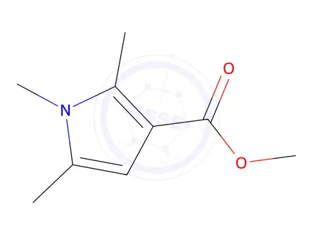 Chemical structure of Methyl 1,2,5-Trimethyl-1H-pyrrole-3-carboxylate