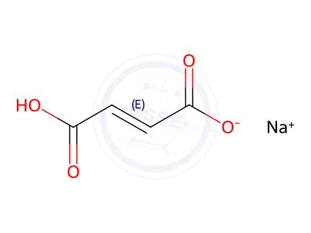 Chemical structure of Monosodium Fumarate