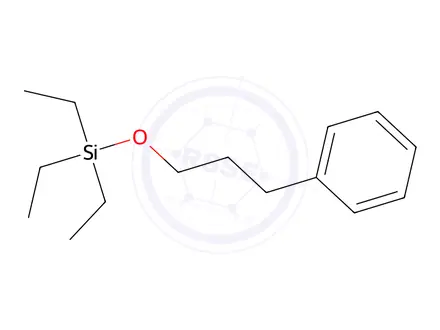 Chemical structure of 1-Phenyl-3-(triethylsiloxy)propane