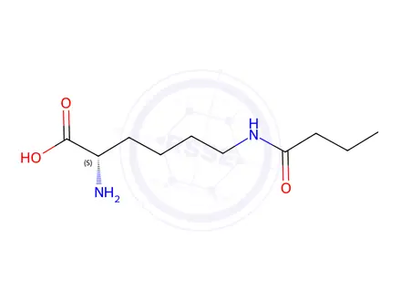 Chemical structure of N6-Butyryl-L-lysine