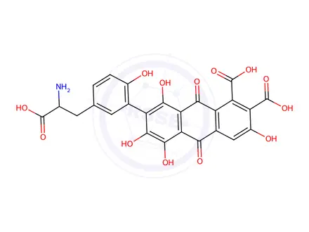 Chemical structure of LACCAIC ACID C