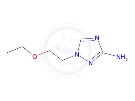 Chemical structure of 1-(2-Ethoxyethyl)-1h-1,2,4-triazol-3-amine