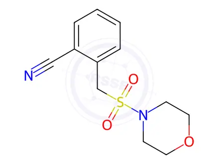 Chemical structure of 2-[(Morpholine-4-sulfonyl)methyl]benzonitrile