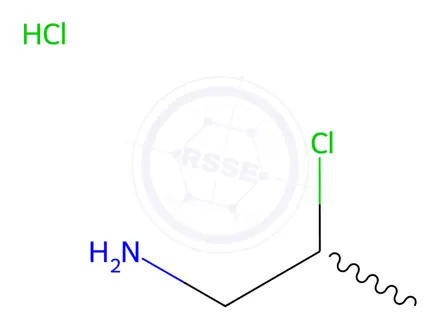 Chemical structure of 2-Chloropropan-1-amine Hydrochloride