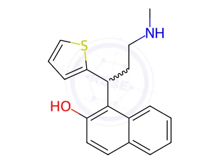 Chemical structure of Duloxetine 2-Naphthalenol Impurity