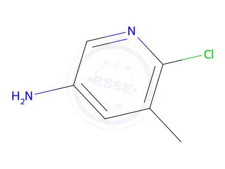 Chemical structure of 2-Chloro-3-Methyl-5-Aminopyridine