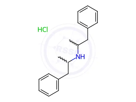 Chemical structure of α,α'-Dimethyldiphenethylamine Hydrochloride