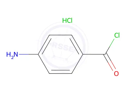 Chemical structure of 4-Aminobenzoyl chloride hydrochloride