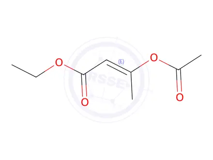 Chemical structure of Ethyl (Z)-3-acetoxybut-2-enoate