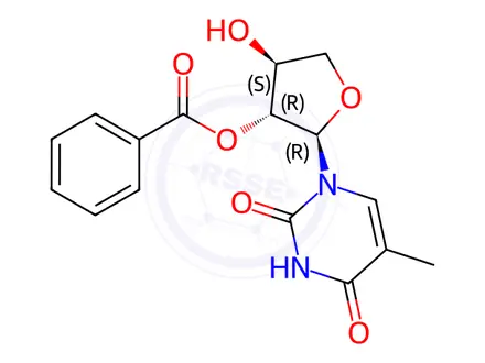 Chemical structure of 2'-O-Bz-T-TNA