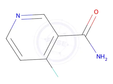 Chemical structure of 3-Pyridinecarboxamide,4-fluoro-(9CI)