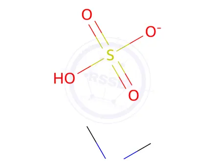 Chemical structure of TETRAMETHYLAMMONIUM HYDROGENSULFATE HYD&