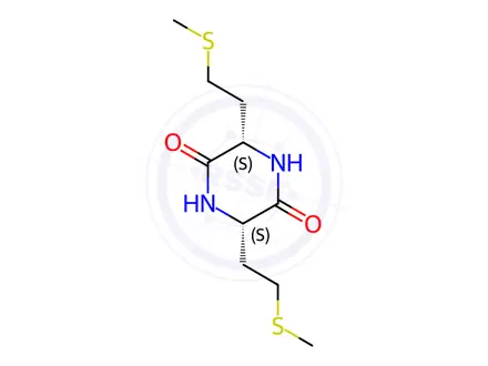 Chemical structure of Cyclo(Met-Met)