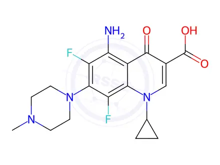 Chemical structure of Sparfloxacin Impurity 20