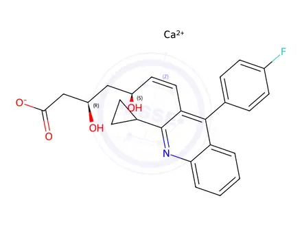 Chemical structure of Pitavastatin Impurity 35