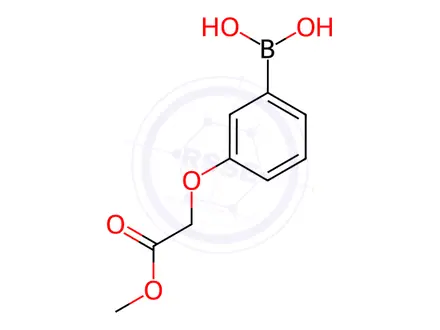 Chemical structure of 3-(2-Methoxy-2-oxoethoxy)phenylboronic acid