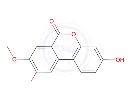 Chemical structure of 8-O-Methyl-urolithin C