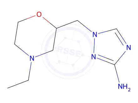 Chemical structure of 1-((4-Ethylmorpholin-2-yl)methyl)-1h-1,2,4-triazol-3-amine