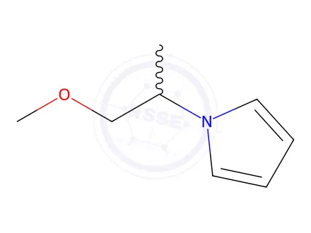 Chemical structure of 1-(1-Methoxypropan-2-yl)-1H-pyrrole