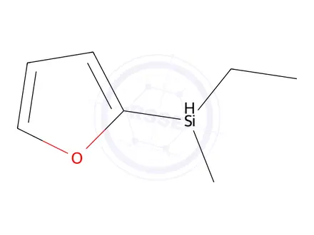 Chemical structure of Methyl ethyl 2-furyl silane