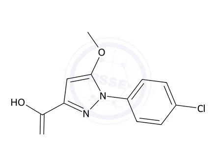 Chemical structure of 1-(4-Chlorophenyl)-5-methoxy-1H-pyrazole-3-carboxylic acid