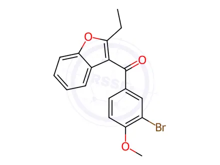 Chemical structure of Benzbromarone Impurity 57