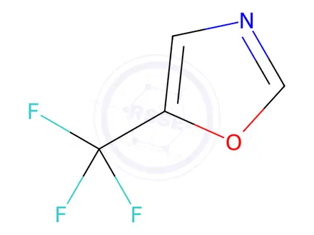 Chemical structure of Oxazole, 5-(trifluoromethyl)-