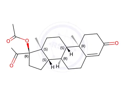 Chemical structure of Medroxyprogesterone Acetate EP Impurity H