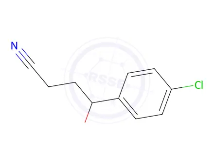 Chemical structure of 4-(4-Chlorophenyl)-4-ethoxy-butyronitrile