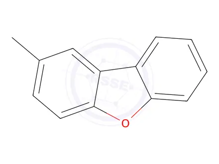 Chemical structure of 2-Methyldibenzofuran (major) isomer mixture