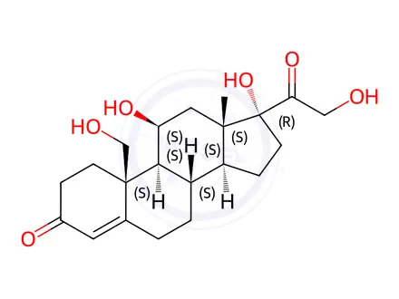 Chemical structure of Hydrocortisone EP Impurity O