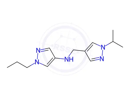 Chemical structure of N-[(1-isopropyl-1H-pyrazol-4-yl)methyl]-1-propyl-1H-pyrazol-4-amine