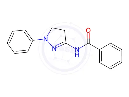 Chemical structure of N-(1-Phenyl-4,5-dihydro-1H-pyrazol-3-yl)benzamide