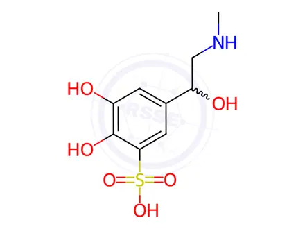 Chemical structure of Norepinephrine Impurity 164