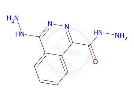 Chemical structure of 4-Hydrazino-1-phthalazinecarbohydrazide