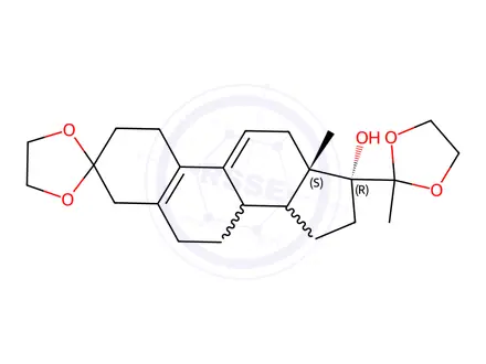 Chemical structure of Ulipristal Acetate Impurity 7