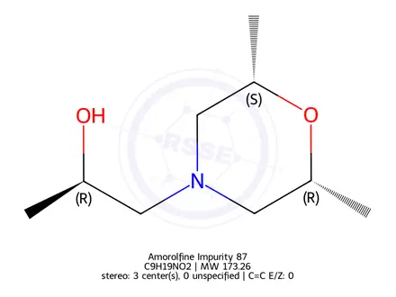 Chemical structure of Amorolfine Impurity 87