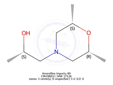 Chemical structure of Amorolfine Impurity 89