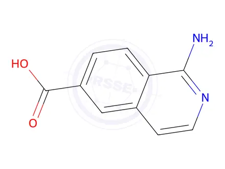 Chemical structure of 1-aminoisoquinoline-6-carboxylic Acid Hydrochloride