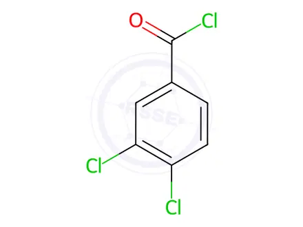 Chemical structure of 3,4-Dichlorobenzoyl chloride