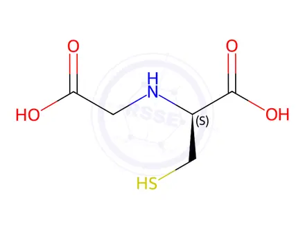 Chemical structure of N-(Carboxymethyl)-D-Cysteine