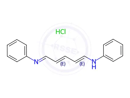 Chemical structure of Glutacondianil Hydrochloride