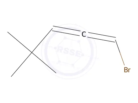 Chemical structure of 1,2-Pentadiene, 1-bromo-4,4-dimethyl-